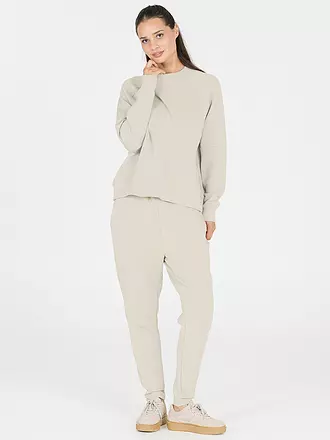 ATHLECIA | Felpa fitness da donna Jacey con girocollo | beige